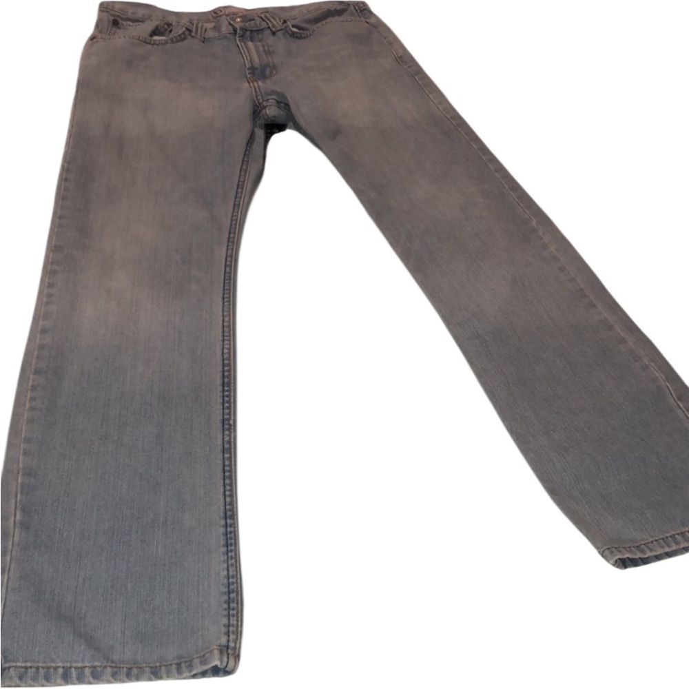 B by Bullhead Size 32 light blue straight leg jeans unisex